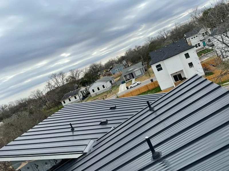 Standing seam metal roof panels with vents for Skylight Repair in Waukegan